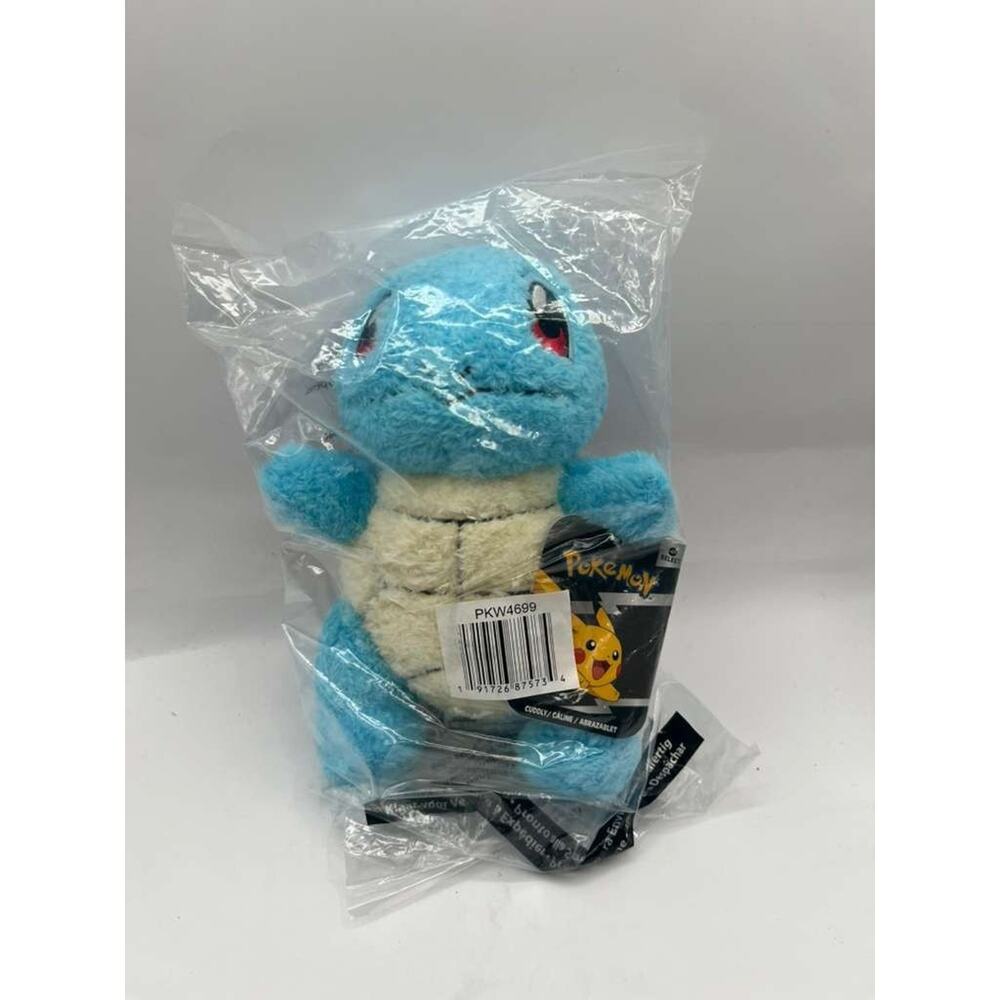 Pokemon Squirtle Plush Toy 8” Stuffed Animal PKW4699 New Sealed